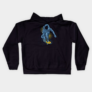 SKATEBOARD ASTRONAUTS Kids Hoodie